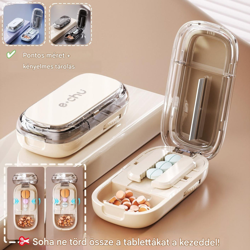 💊【Időben korlátozott ajánlat】🧰 Hordozható, lezárt, nedvességálló, multifunkcionális gyógyszerdoboz