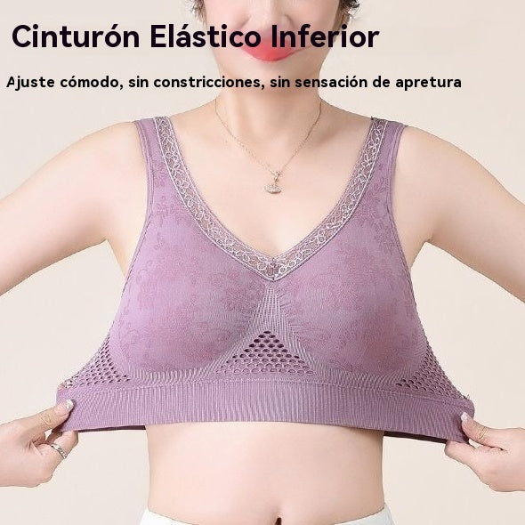 😍Légző és kényelmes egyrészes melltartó❤️【40-95 kg】