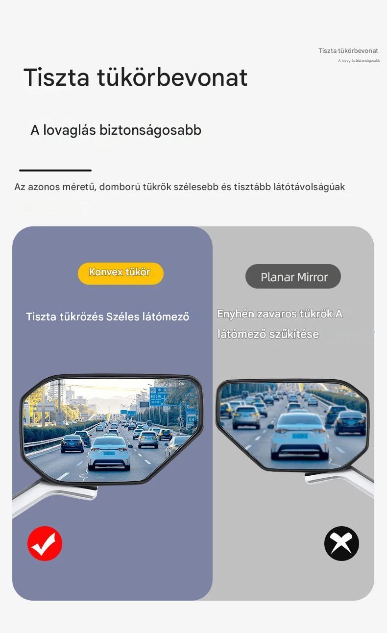 🔥🏍️🏍️Állítható HD visszapillantó tükör motorkerékpárhoz
