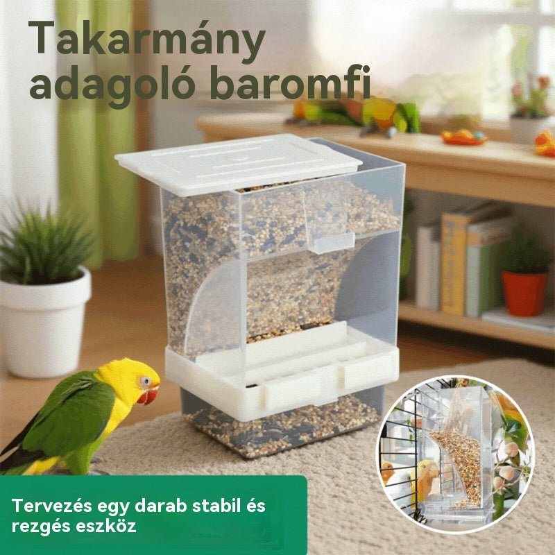 🐦🔥Kiömlésbiztos automata madáretető