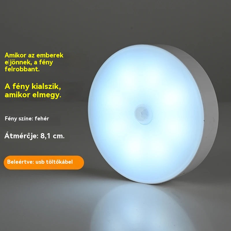 【Vegyél 3-at, kapsz 3-at】🏡💡Intelligens LED lámpa emberi test indukciójával, kényelmes és praktikus töltés