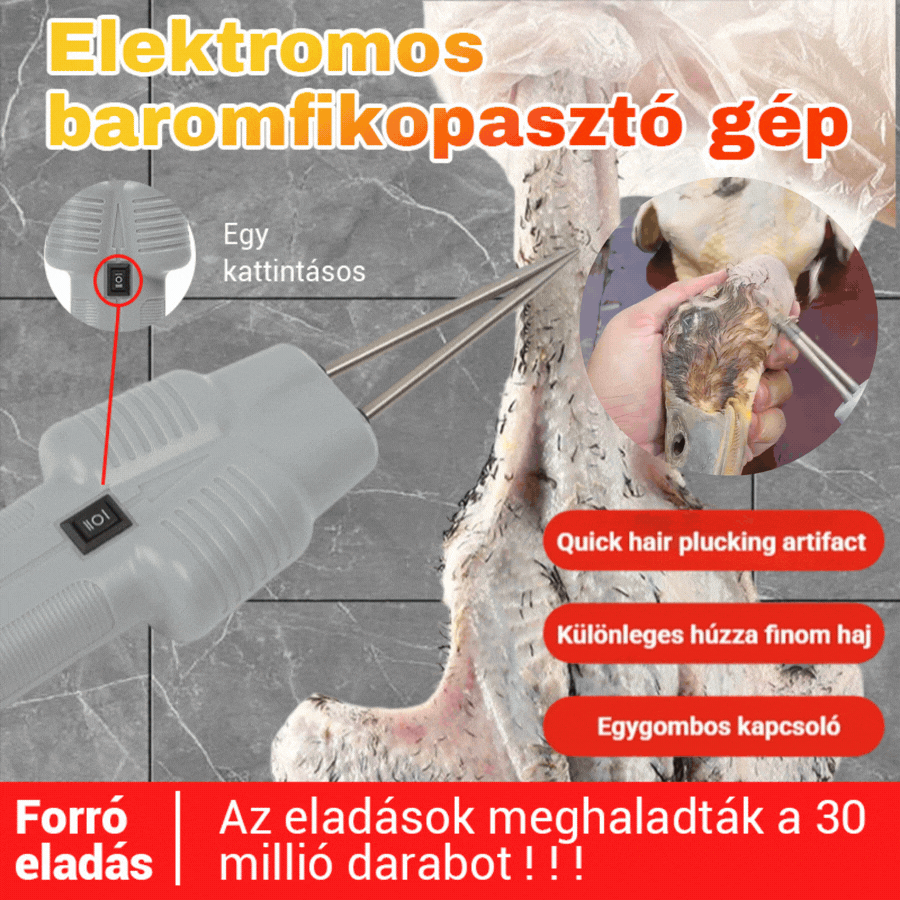 🔥🛒🦆Elektromos baromfiszőreltávolító gyorsan